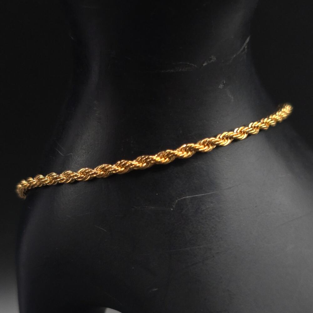 Lind 14K Gold Electroplated Chain Bracelet 14K GE Lind